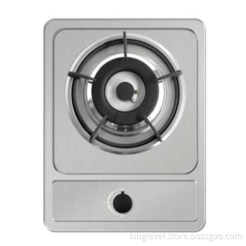 Stainless Steel Panel Built-in Gas Cooker One Burner